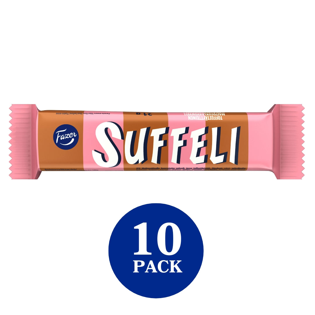 Fazer Suffeli chocolate wafer 21g 10-PACK