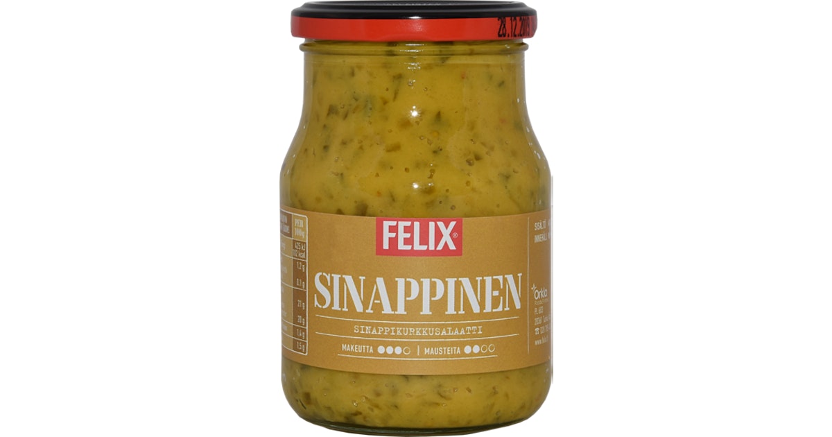 Felix mustard cucumber relish 390g