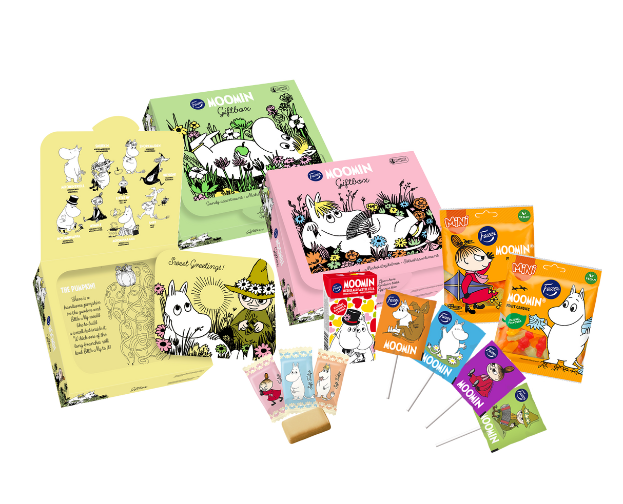 Fazer Muumi lahjapakkaus 260 g
