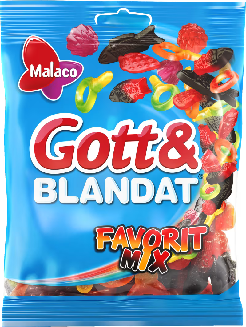 Malaco Gott & Blandat Favorit Mix 450 g
