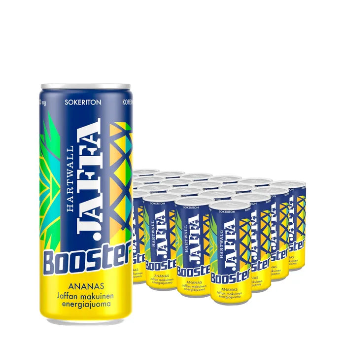 Jaffa Booster Ananas  sugar free energy drink 0,33 l