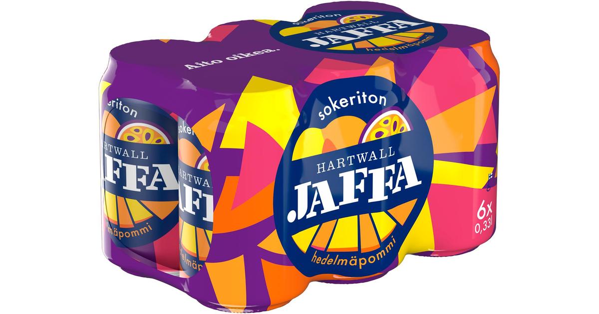 Hartwall Jaffa Hedelmäpommi No Sugar soft drink 0,33 l 6-pack