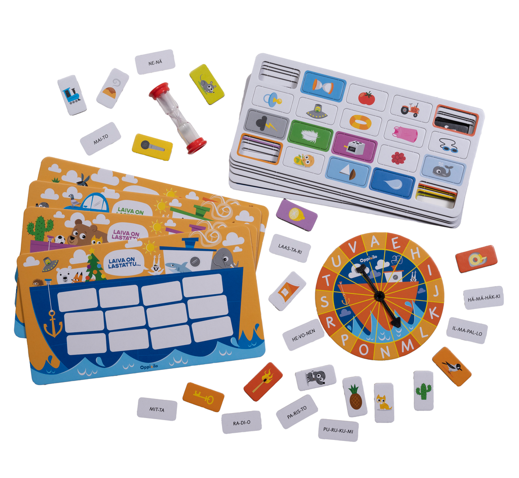 Oppi&ilo - The ship is loaded - board game 5-8 y