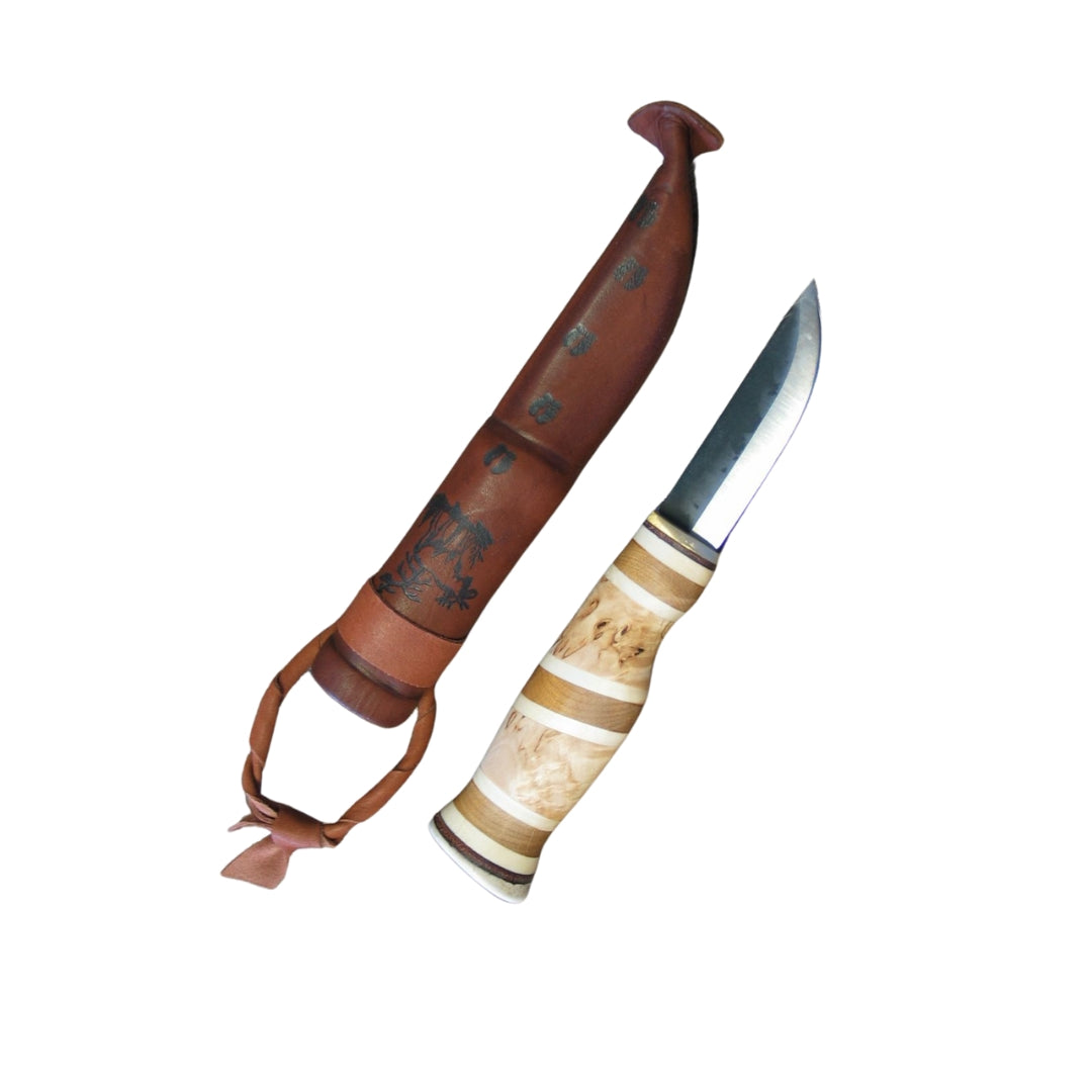 Lapland knife with blade guard, gift box