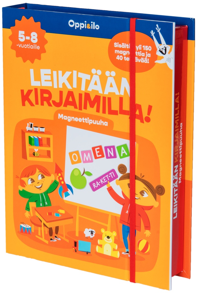 Oppi&ilo - Magneettipuuha Leikitään kirjaimilla 5-8 v