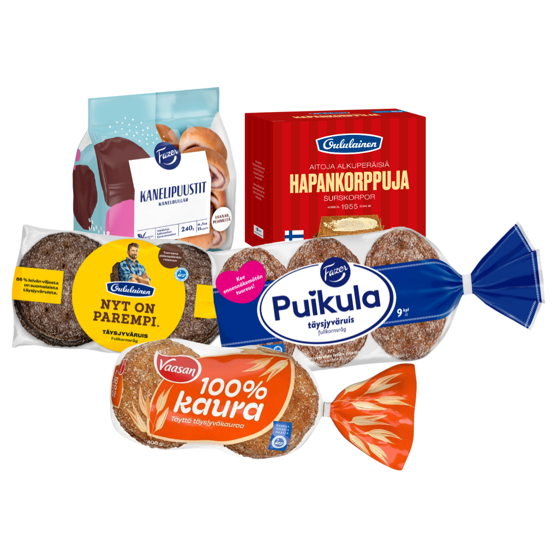Suomalaiset leivät - tuotepaketti