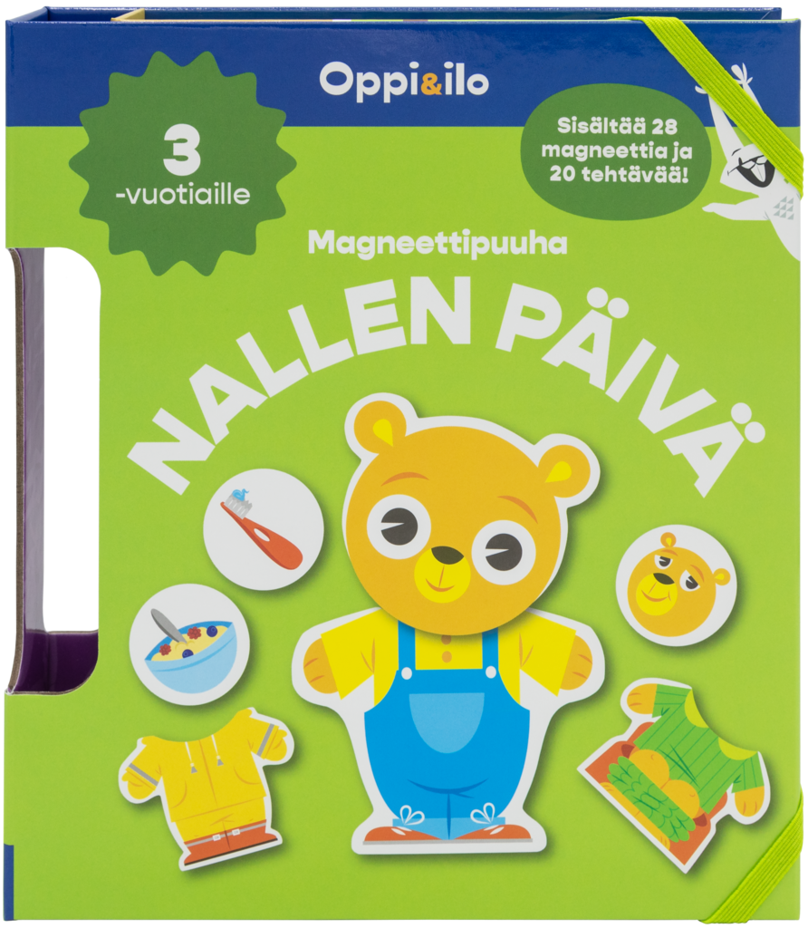 Oppi&ilo - Magneettipuuha Nallen päivä 3v