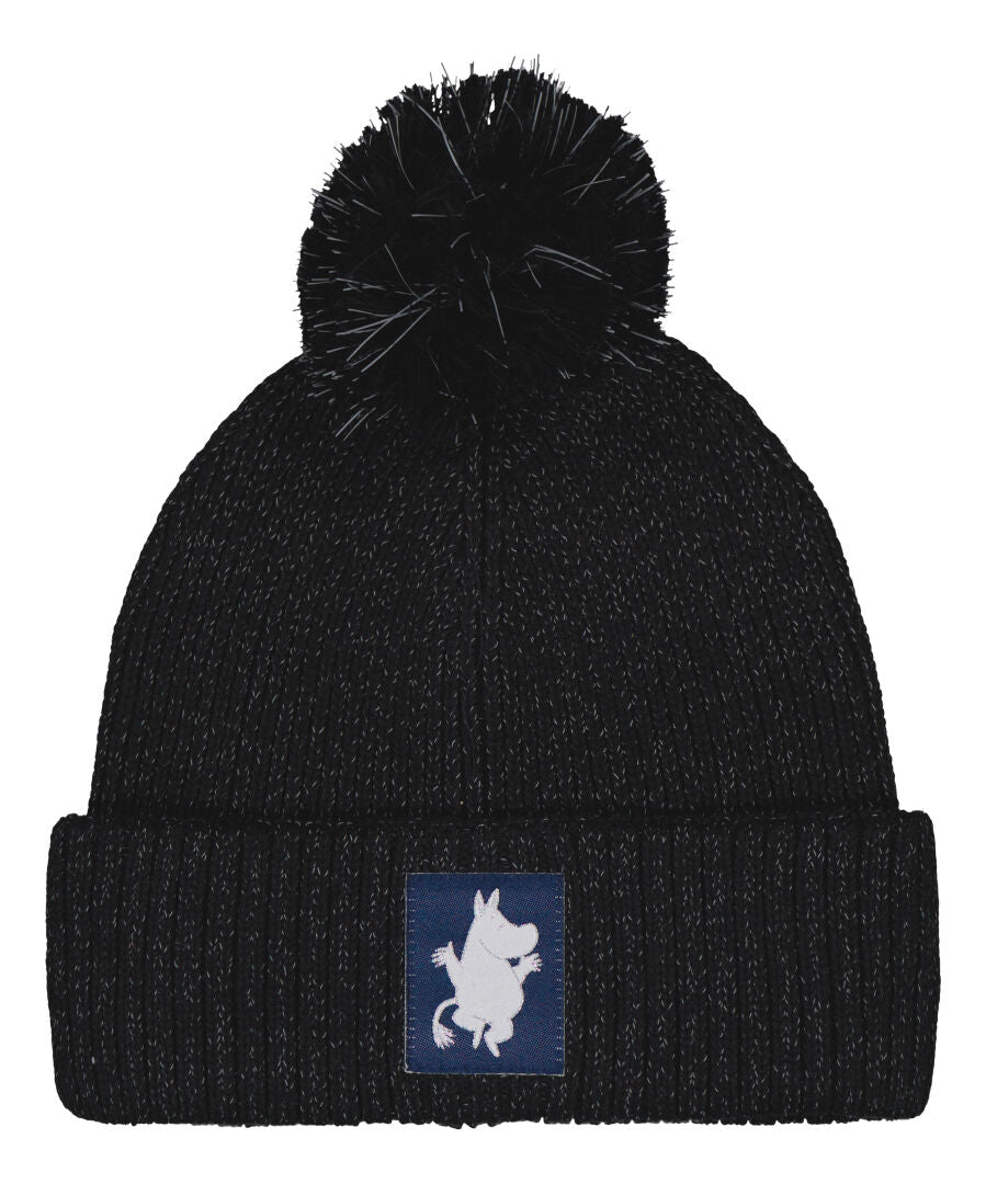 Moomin Luminary heijastava tupsupipo, musta