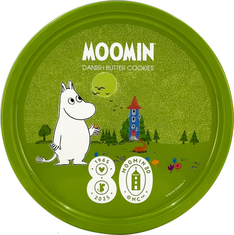 Muumi butter cookies 80v juhlarasiassa 340g