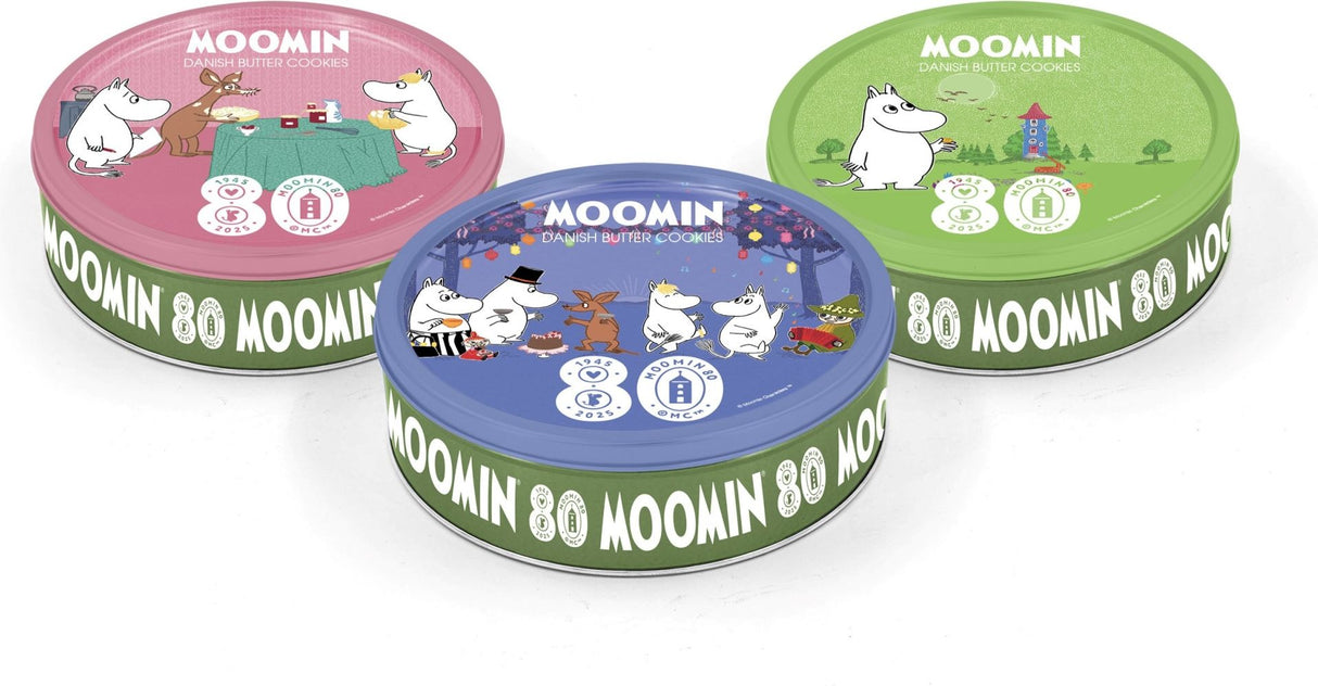 Muumi butter cookies 80v juhlarasiassa 340g