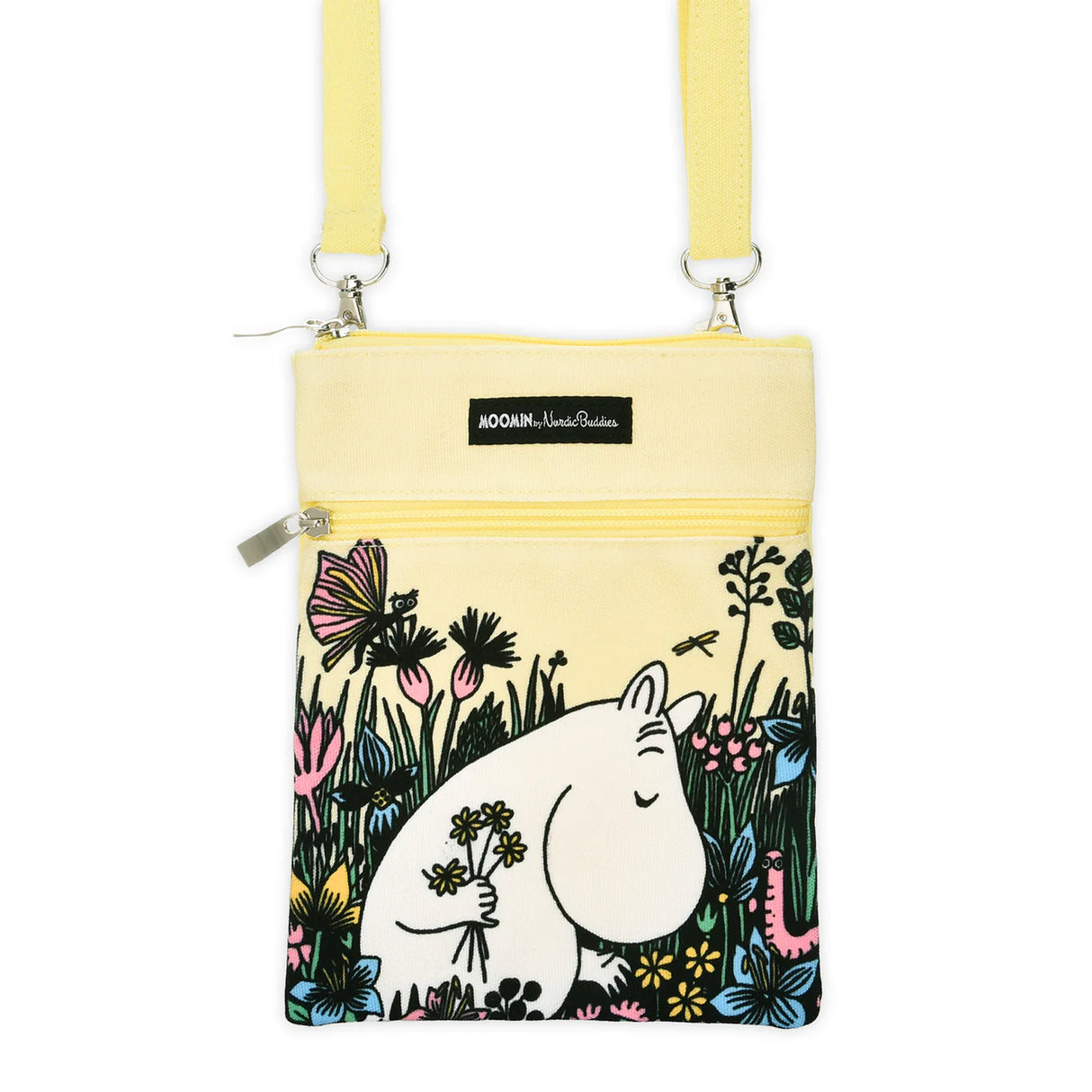 Muumipeikko Blumen Sammeltasche - Beige