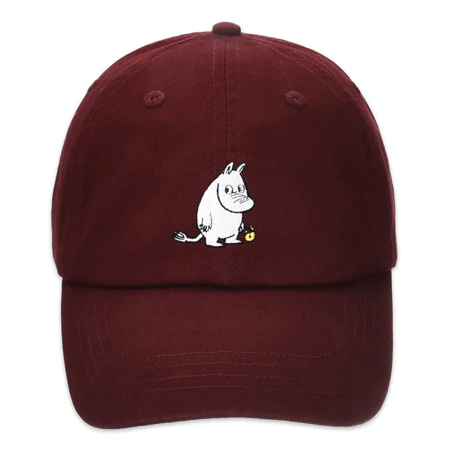 Moomin Flower Cap Adults - Burgundy