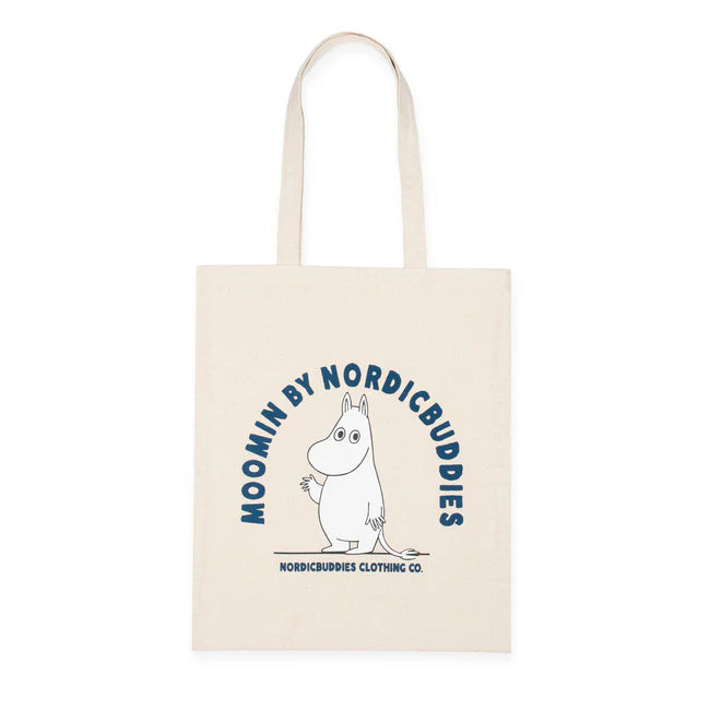 Moomintroll's Greeting Tote Bag - Beige