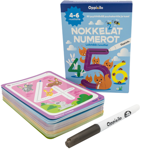 Oppi&ilo - NYCKELNUMMER - aktivitetskort 4–6 år