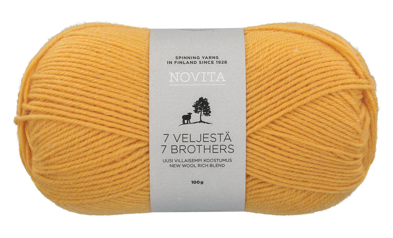 Novita 7 Brothers 100g sunflower