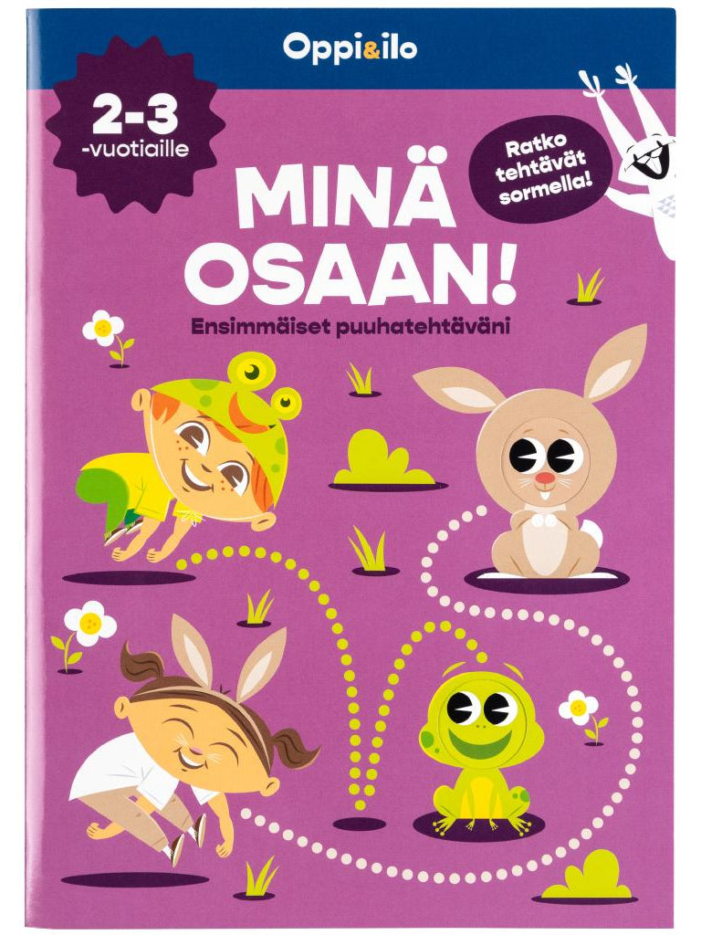 Oppi&ilo - Minä osaan! -puuhakirja 2-3 v – Suomikauppa.fi
