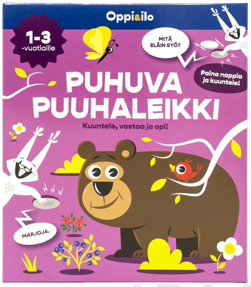 Oppi&ilo - Puhuva puuhaleikki - Kuuntele, vastaa ja opi 1-3 v