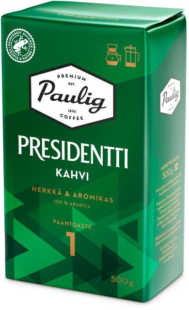 Paulig Presidentti kahvi pannujauhatus 500g