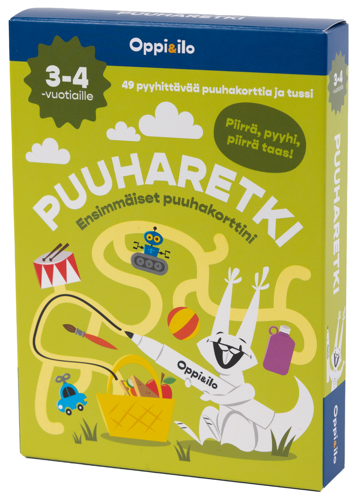 Oppi&ilo - PUUHARETKI-Puuhakarten 3-4 J.