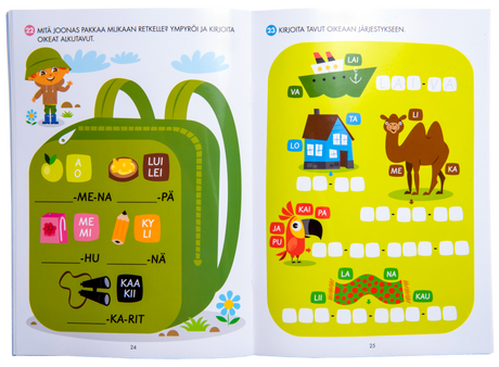 Oppi&ilo - Wischbuch von Buchstaben zu Wörtern 5-7 Jahre