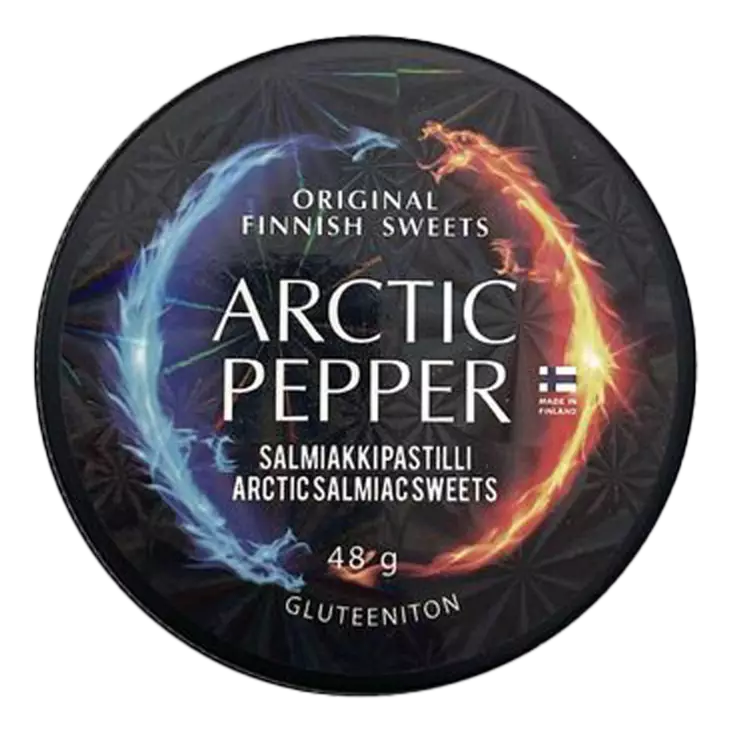 Salmiakkipastiller Arctic Pepper 48g