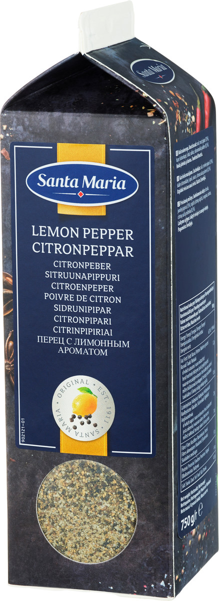 Santa Maria Citronsvartpeppar 750g