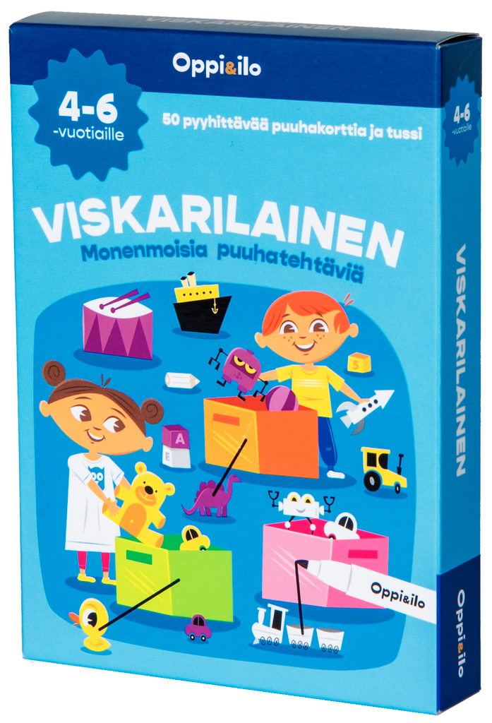 Oppi&ilo - Viskarilainen -aktivitetskort 4-6 år