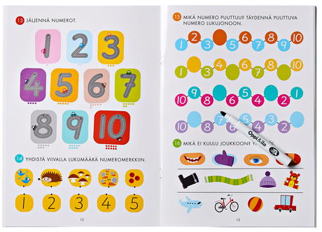 Oppi&ilo - Pyyhittävä Eskari edessä -puuhakirja 5-6 v