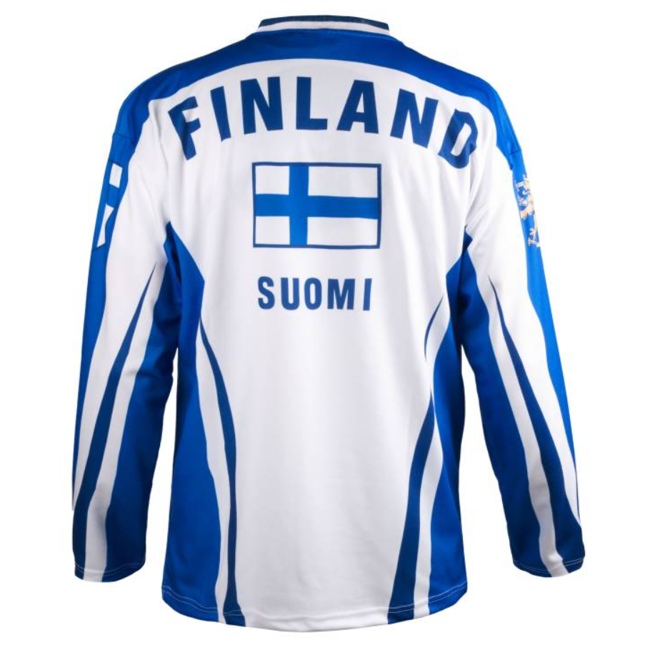 Finland Suomi National Team Hockey Jersey White