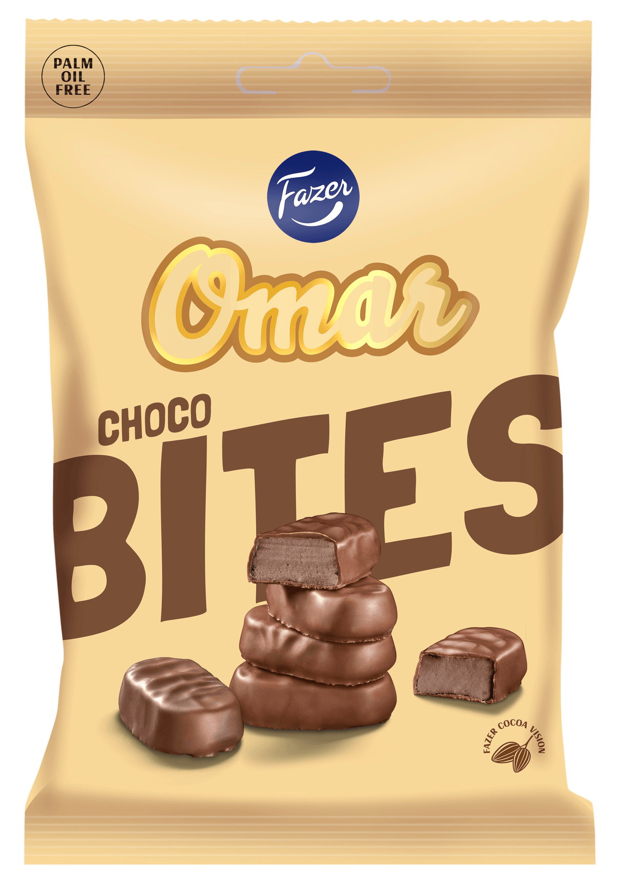 Fazer Omar Choco Bites candy bag 94g