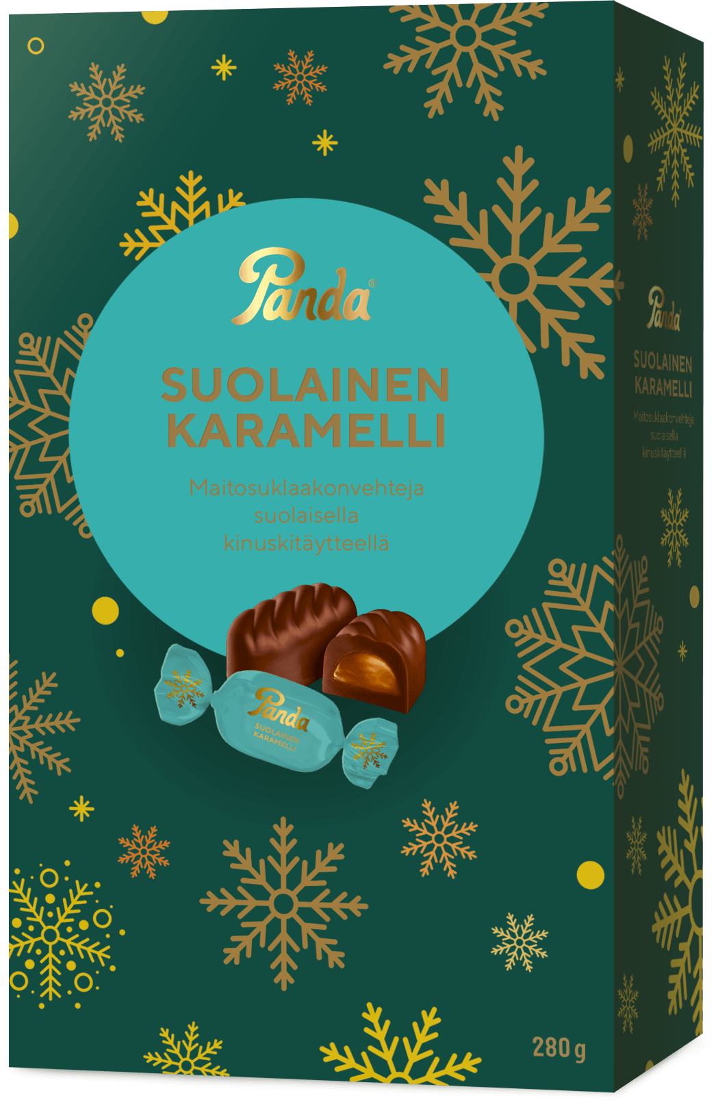 Panda salzige Karamell-Milchschokoladenpraline 280g