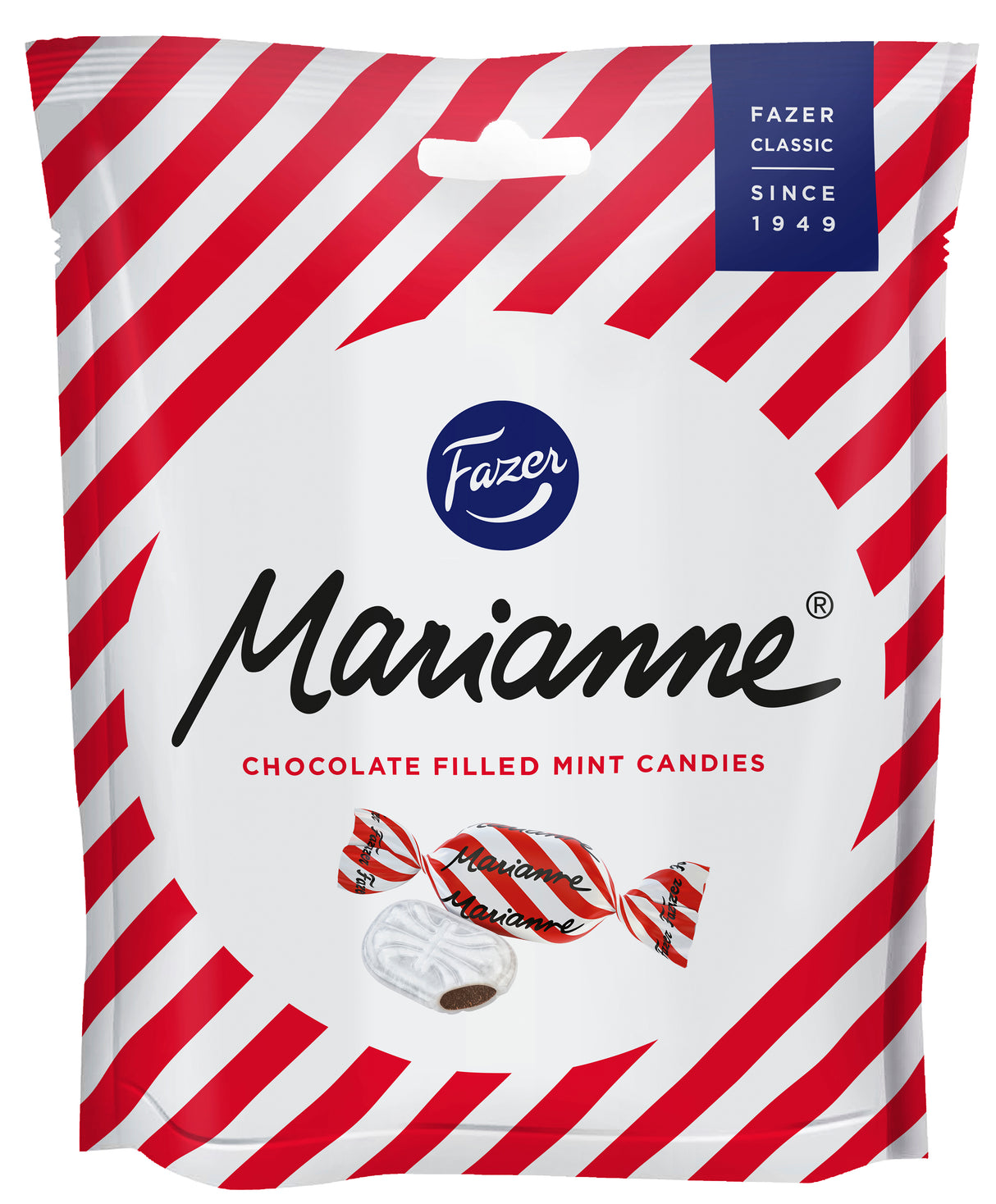 Fazer Marianne chocolate filled mint candy bag 220g