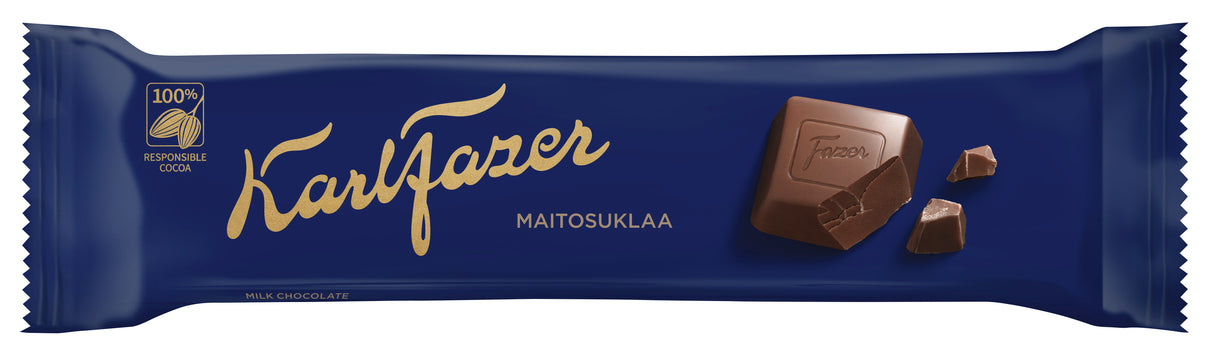 Karl Fazer milk chocolate bar 39g 5-PACK