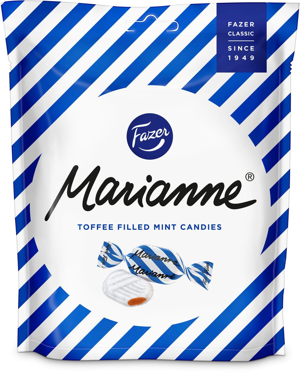 Fazer Marianne Toffee, piparminttoffee godispåse 220g