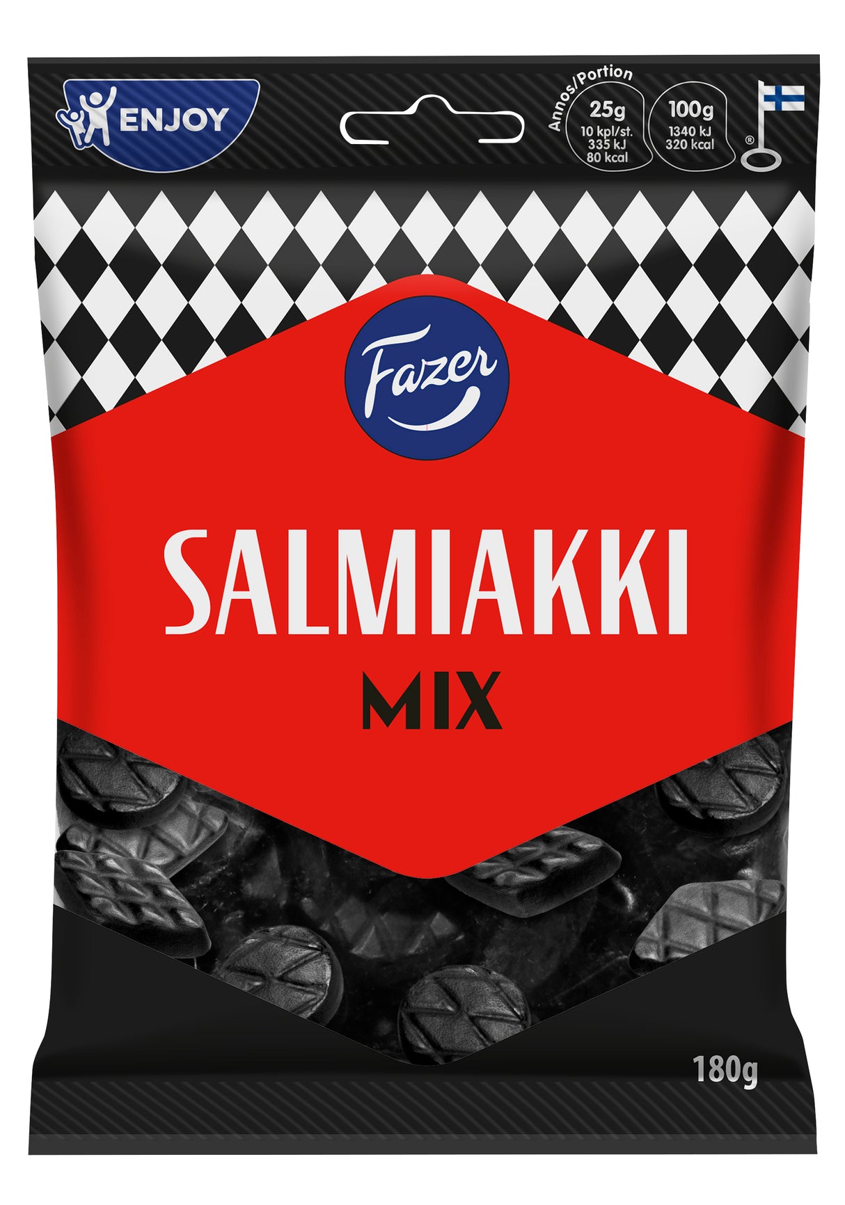 Fazer Salmiakki Mix salmiakki godispåse 180g