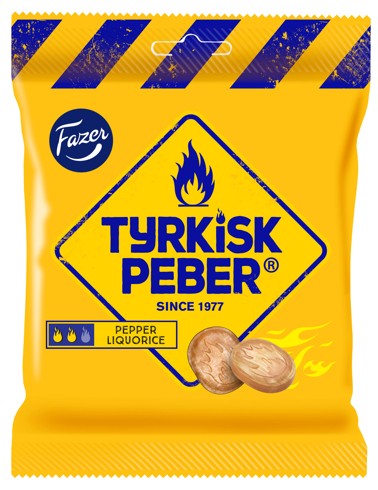 Fazer Tyrkisk Peber Liquorice salted liquorice candy bag 120g