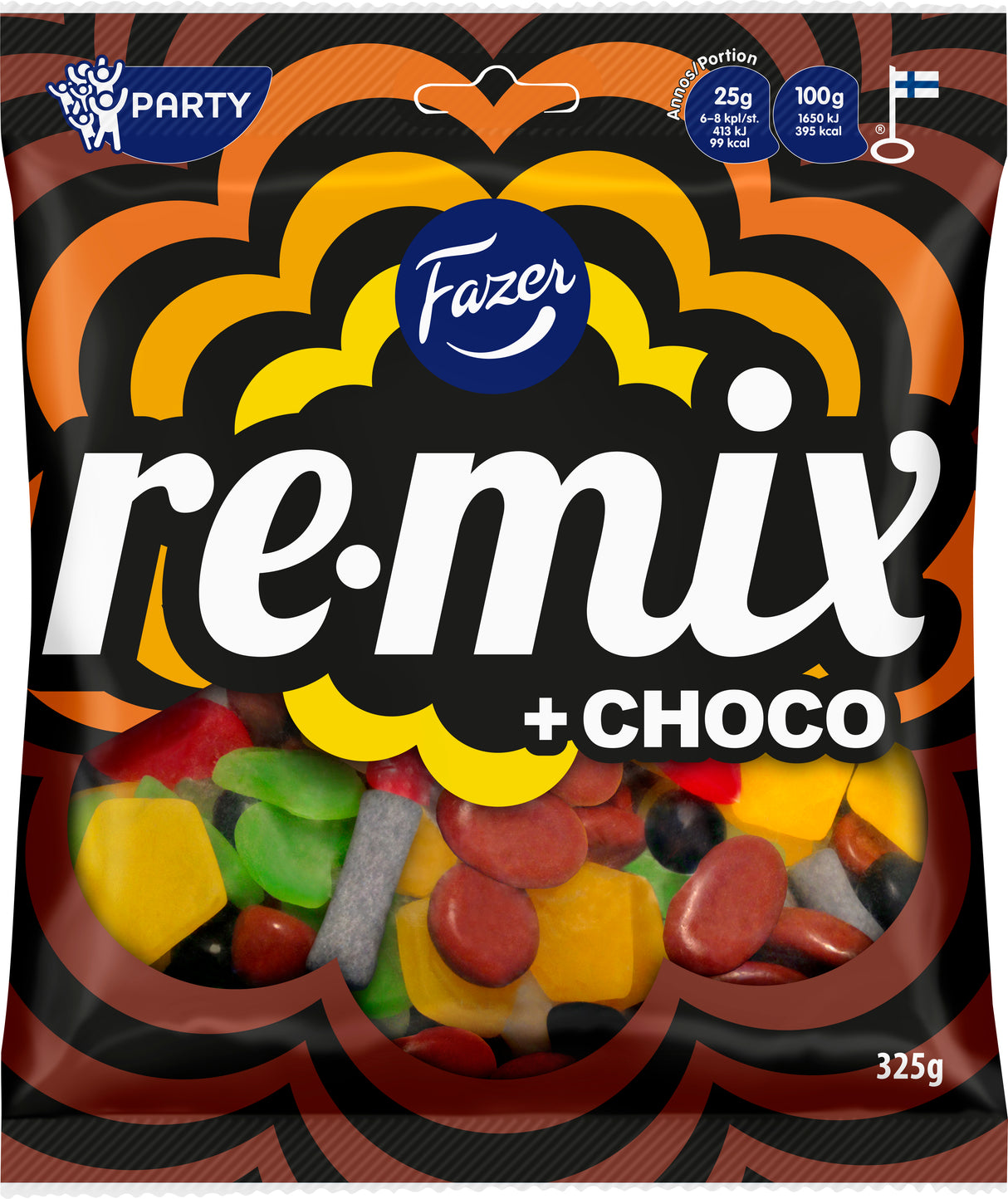 Fazer Remix Choco Süßigkeitentüte 325g