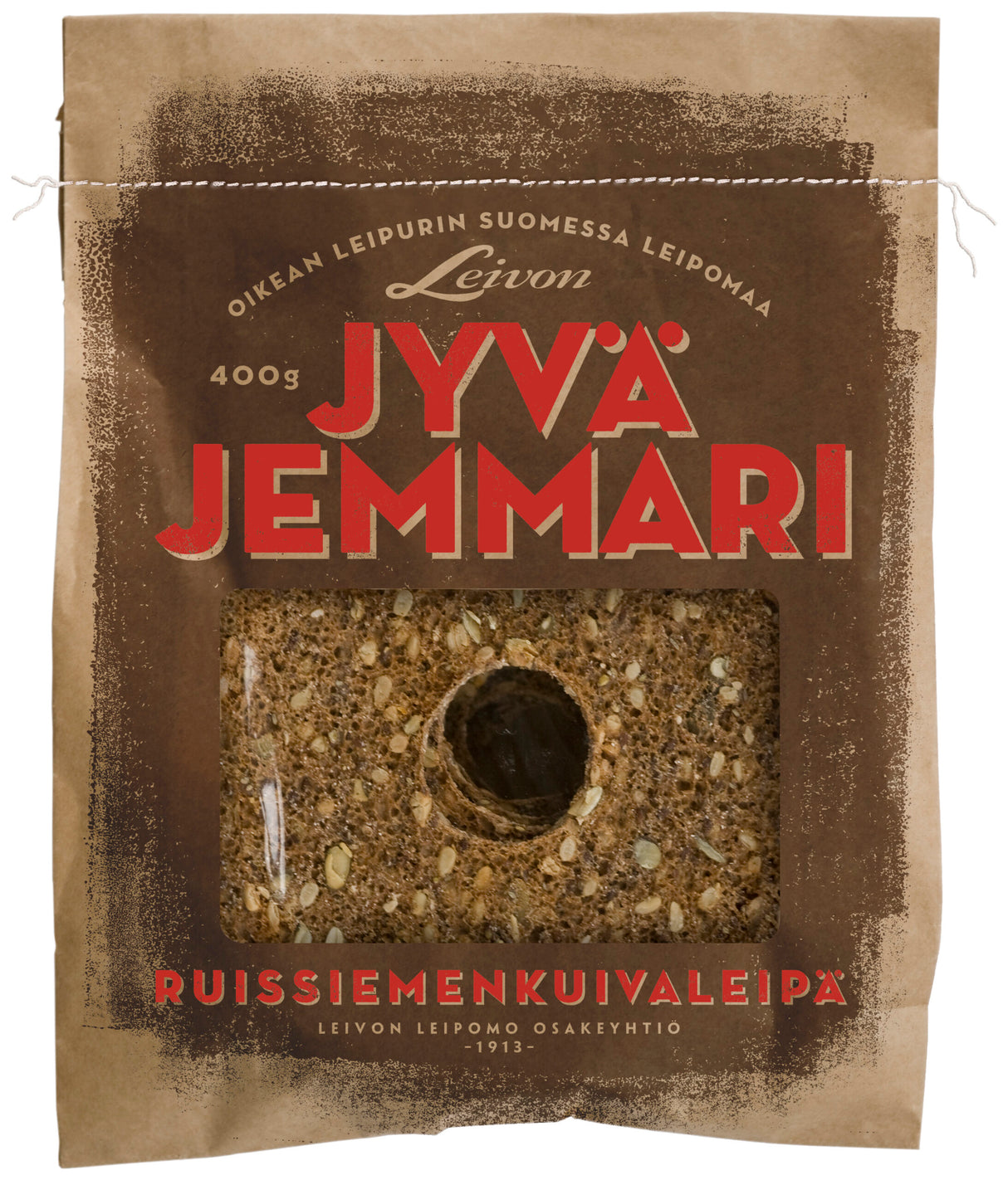 Leivon Leipomo Jyväjemmari 400g crisp rye bread