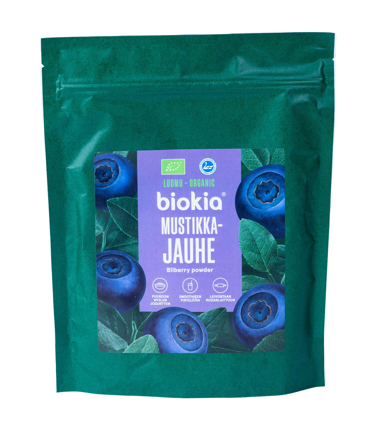 Biokia Ekologiskt Blåbärspulver 150g