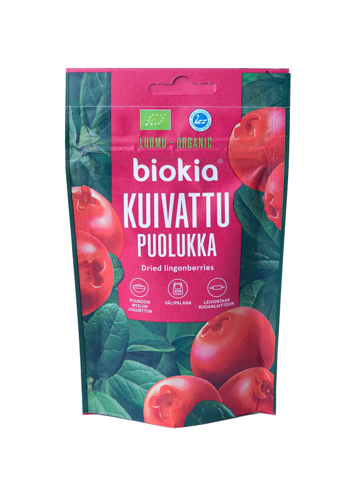 Biokia Ekologisk torkad lingon 50g