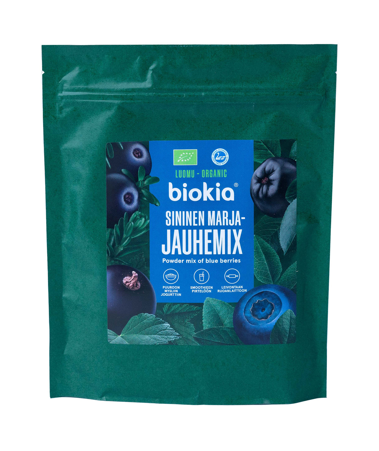 Biokia Luomu sininen marjajauhemix 150g