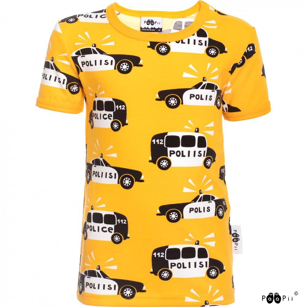 PaaPii - "Visa Police" - yellow t-shirt