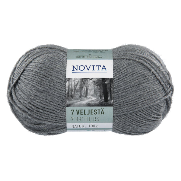 Novita 7 Veljestä Nature 100g kallio