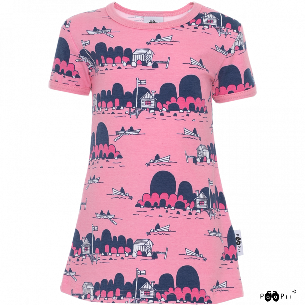 PaaPii - "VIOLA Saaristo" -pink - blueberry tunic