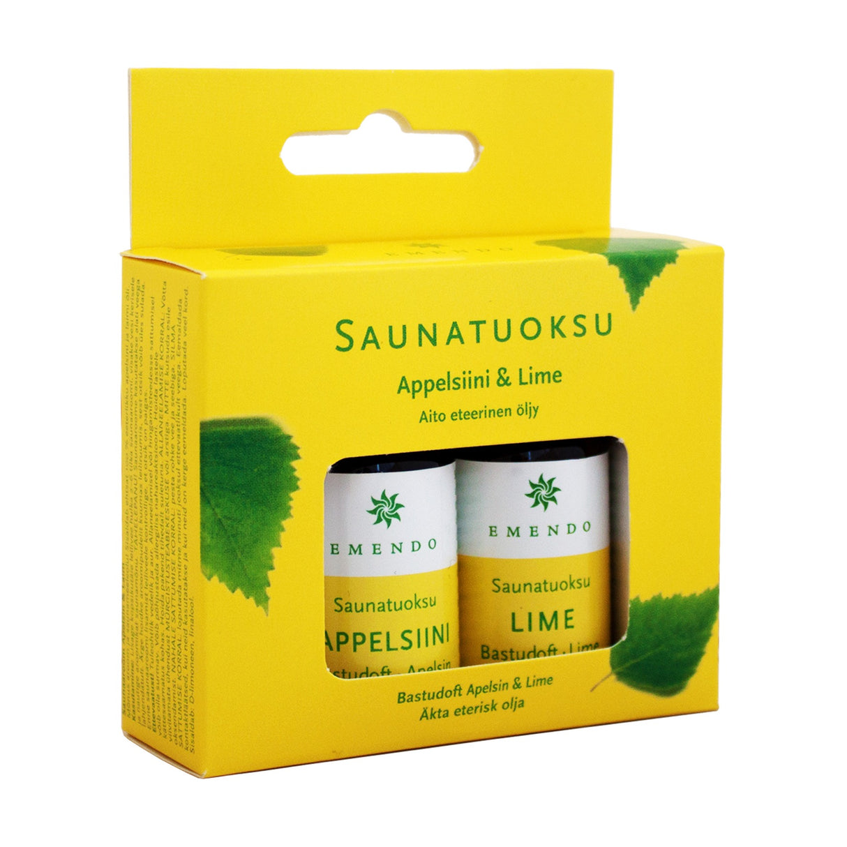 Emendo Saunatuoksut Apelsin och Lime 2 x 10 ml