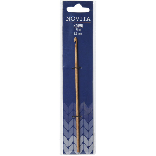 Novita crochet hook 15cm birch 3.5