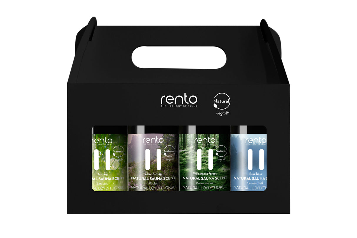 Rento Natural löylydoft presentförpackning 4x100ml