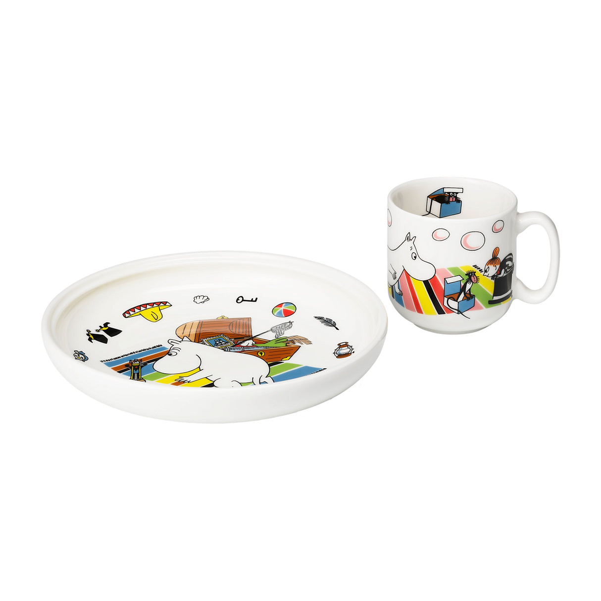 Arabia Moomin children's tableware Moomintroll 18.3 cm + 0.18 l