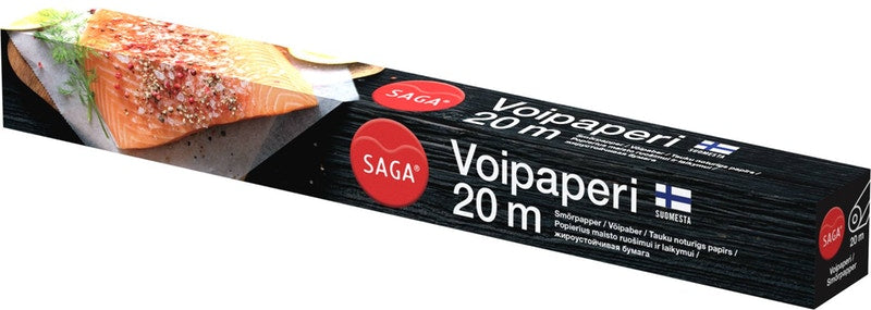 SAGA butter paper 37cm x 20m with teeth