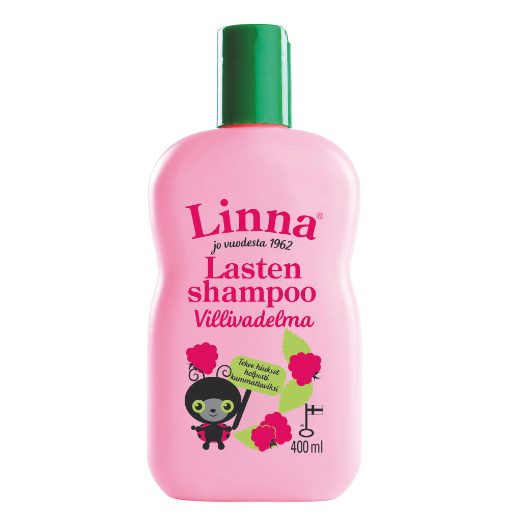 Linna Children's shampoo 400 ml Wild raspberry